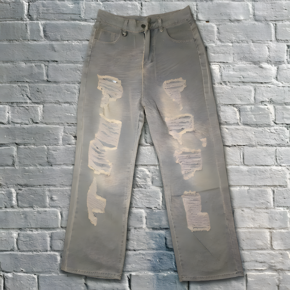 Balenciaga — Super Destroyed Baggy Jeans