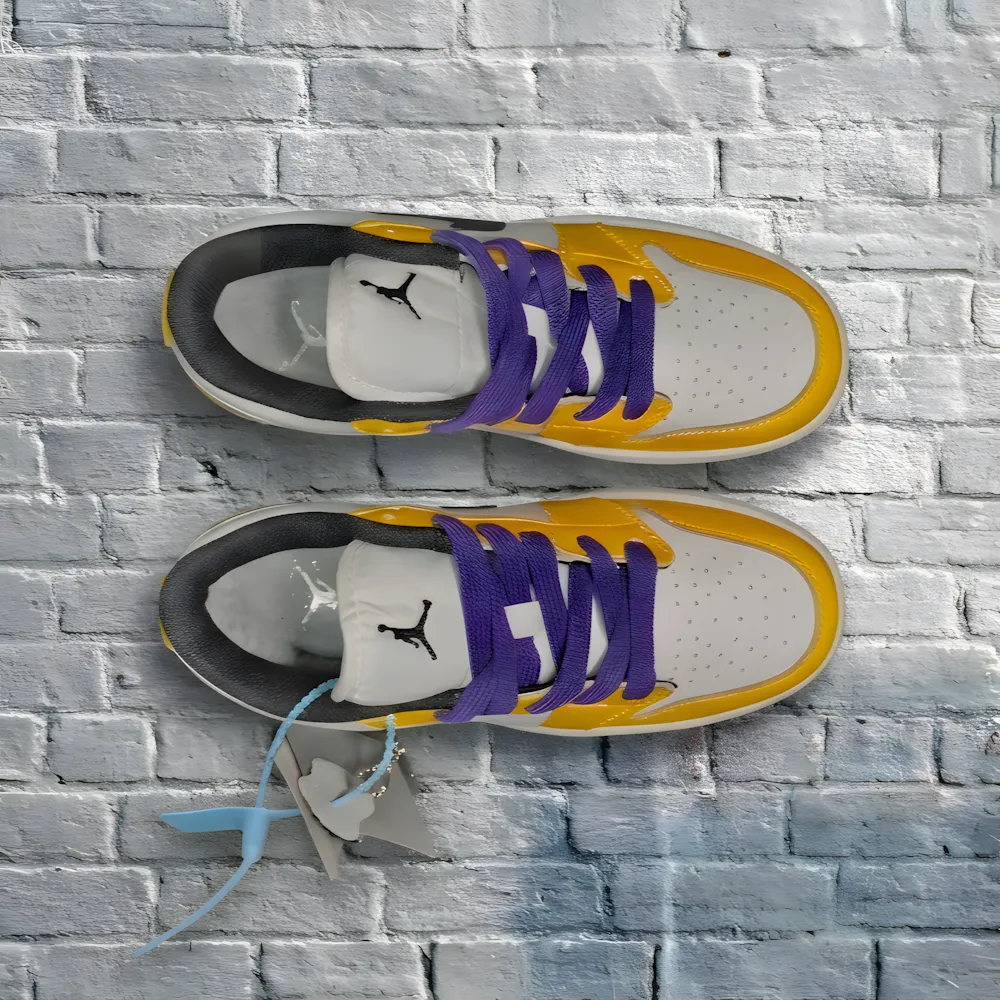 Nike Air Jordan 1 Low Yellow Purple