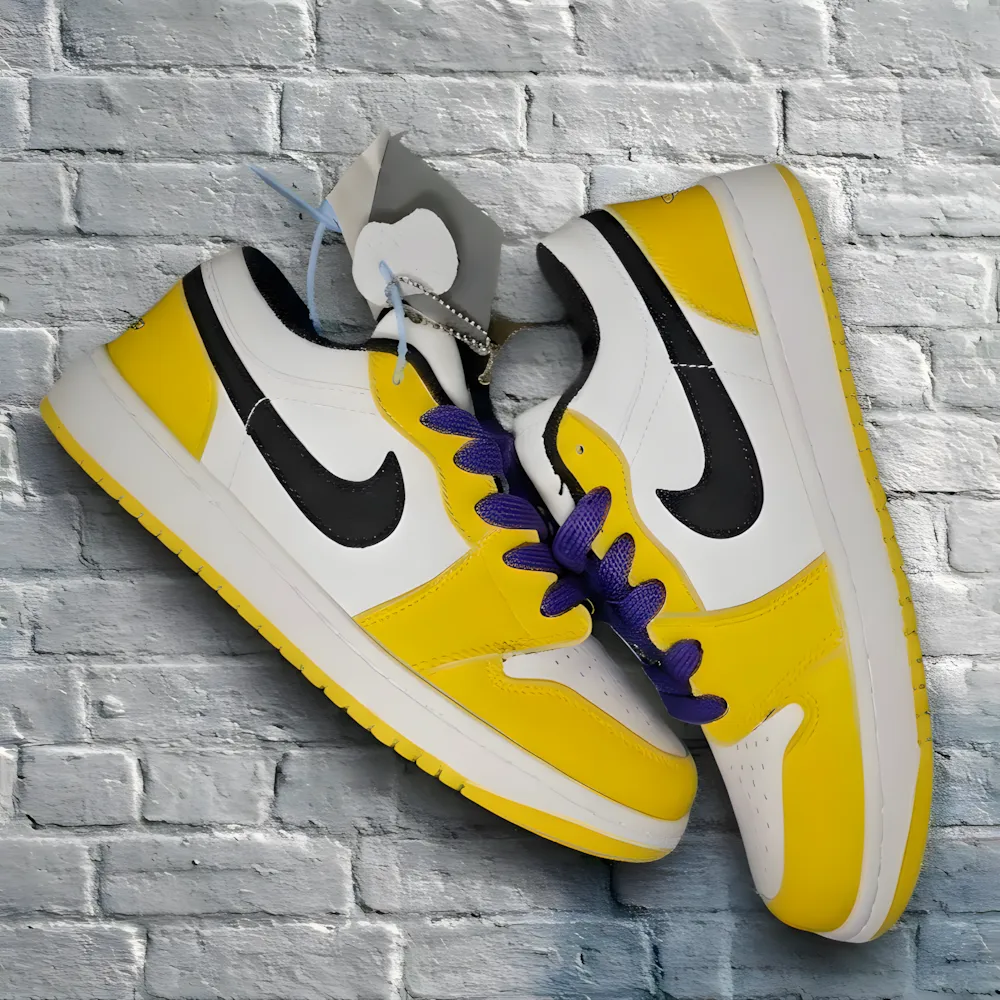 Nike Air Jordan 1 Low Yellow Purple